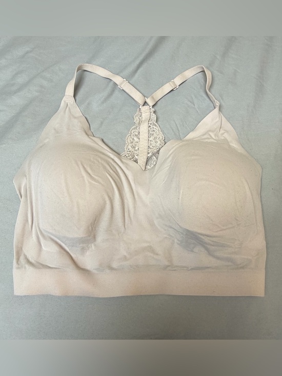 Soma Other - Soma Enbliss Lace Racerback Bralette Wireless Pullover Beige Women’s L